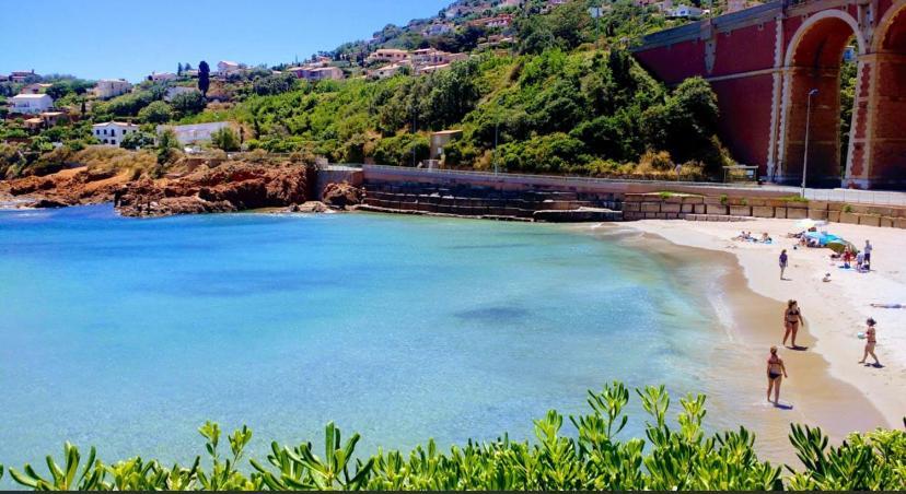 La Belle Vue-Charming Duplex Apartment With Sea View, 50 Meters From Beach And Private Parking Saint-Raphaël 외부 사진
